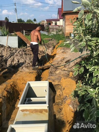 Монтаж автономной канализации