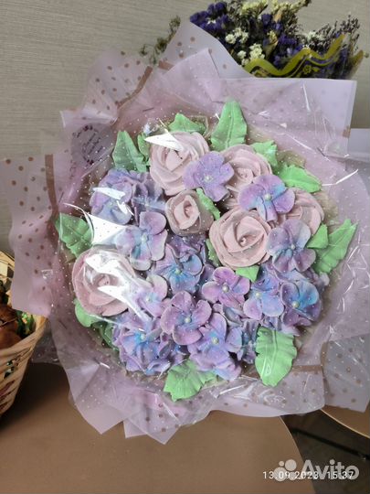 Букеты из зефира