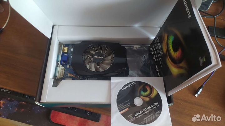 Видеокарта gv-n440d3- 1gi rev1