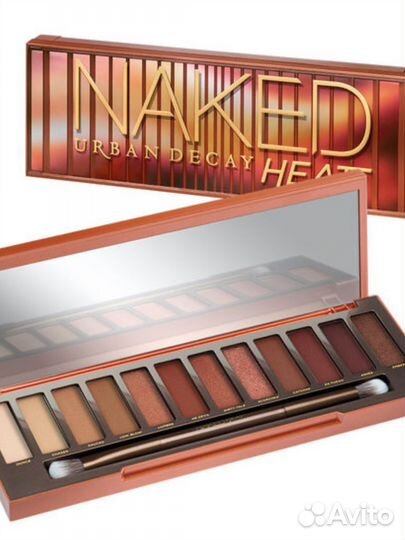 Палетка теней urban decay naked heat