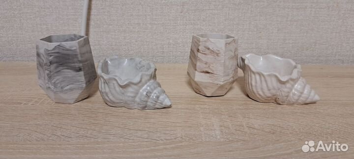 Гипсовые кашпо