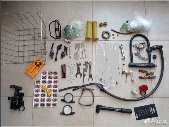 Велозапчасти и велоинструменты разные