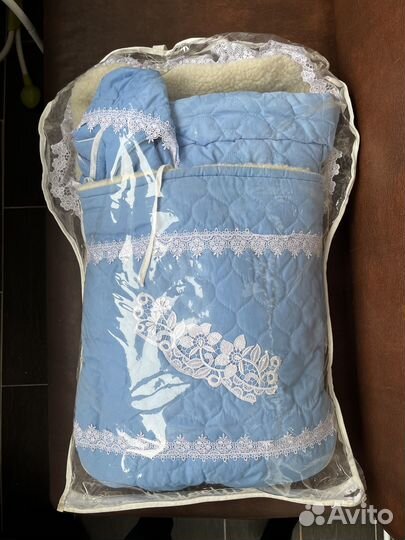 Продам конверт с натуральной овечей шерстью