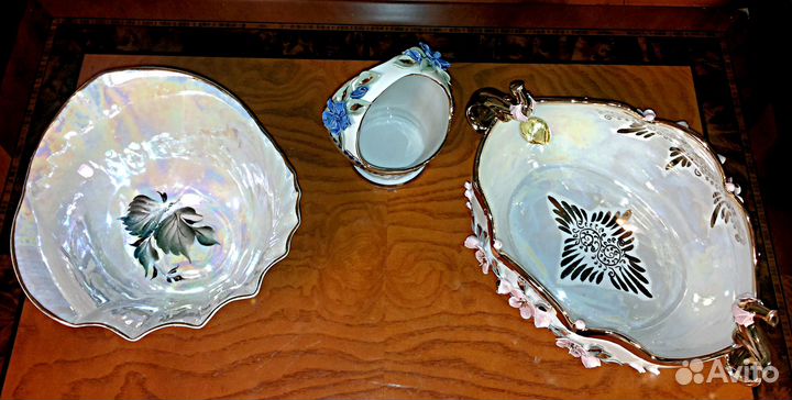 Конфетница фарфоровая