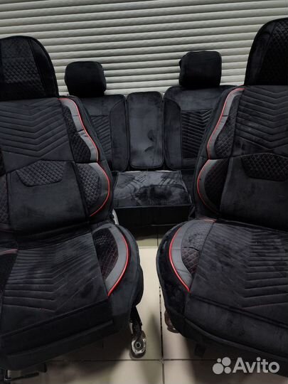 Чехлы из Алькантара комплектом