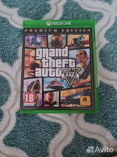 Диск для xbox one gta 5 (premium edition)