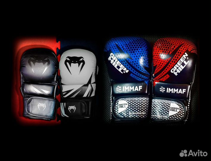 MMA перчатки Venum, Green Hill
