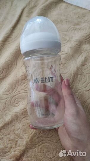 Бутылочка avent стекло