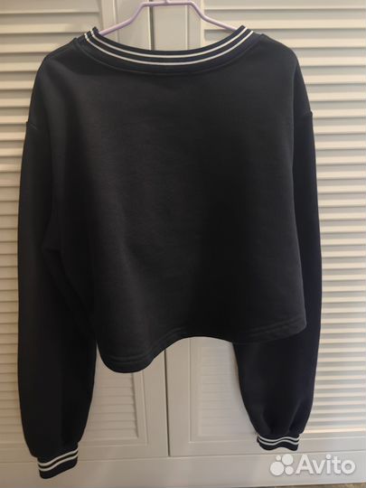 Стильный школьный укороченный свитшот