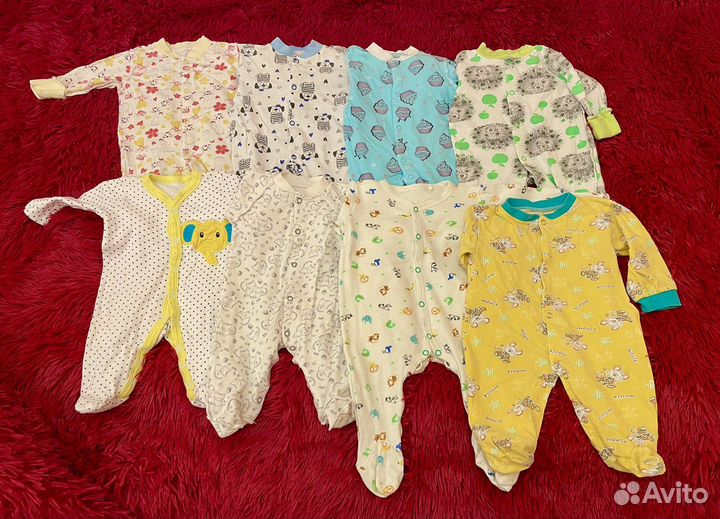 Большой пакет вещей для новорожденного