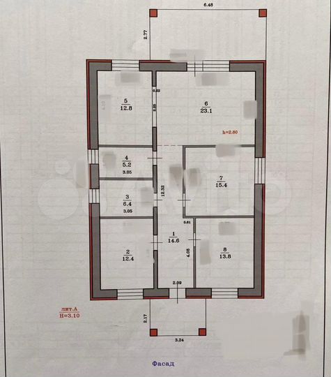 Дом 105 м² на участке 10 сот.