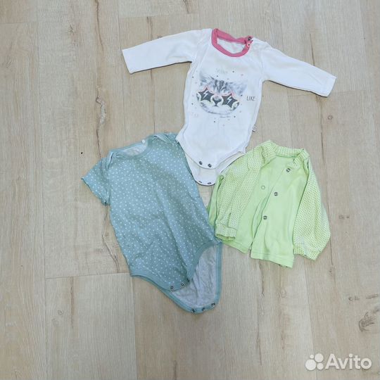 Детская одежда для девочек пакетом размер 68