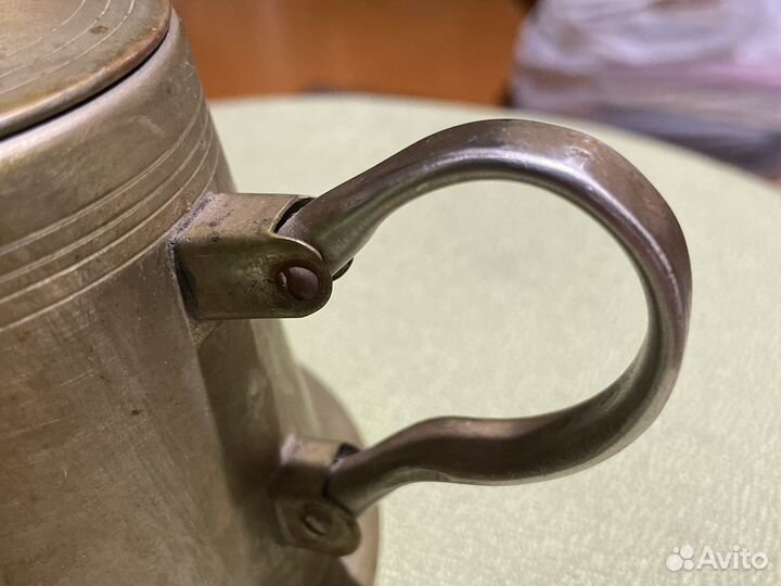 Латунный заварочный чайник 50 годов СССР