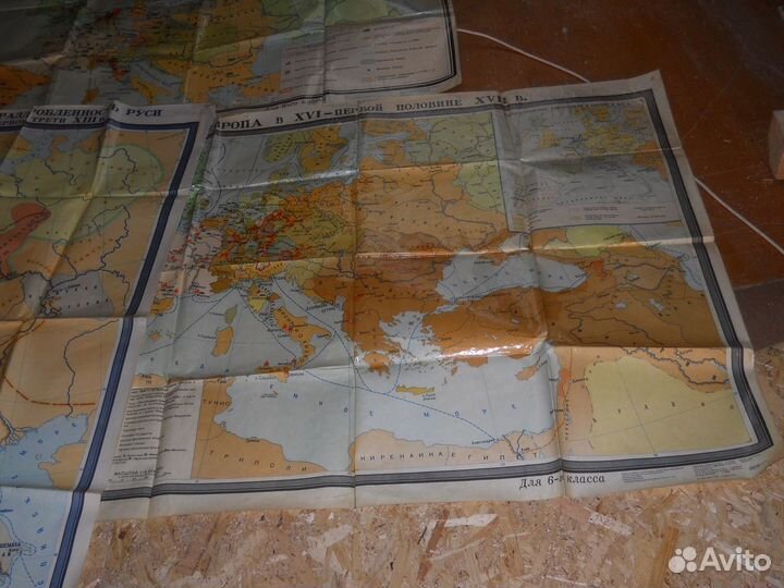 Карты школьные 1970 е годы