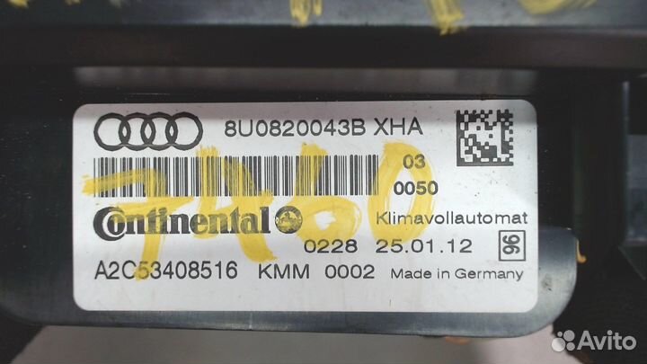 Переключатель отопителя Audi Q3, 2012