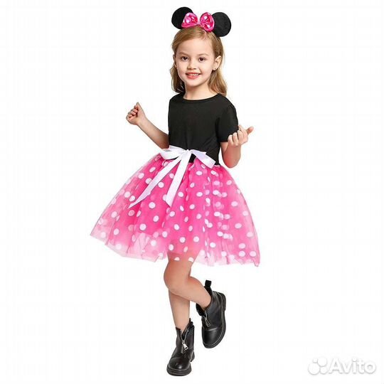 Детский карнавальный костюм, на девочку Минни Маус