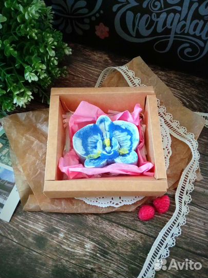 Мыло ручной работы цветок