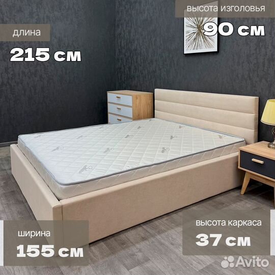 Кровать с подъемным механизмом 140х200