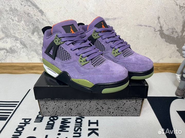 Nike air jordan 4 retro canyon purple