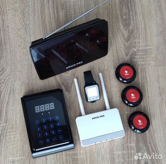 Система вызова персонала беспроводная - комплект