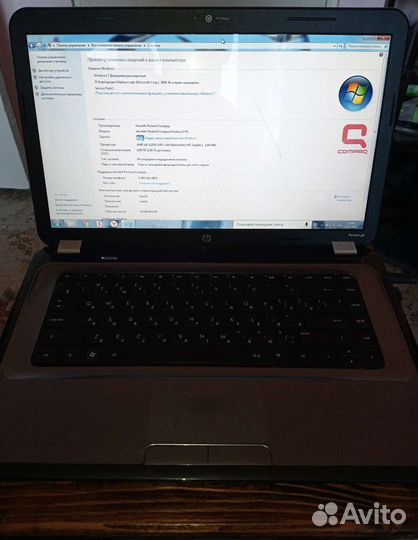 Ноутбук hp pavilion g6