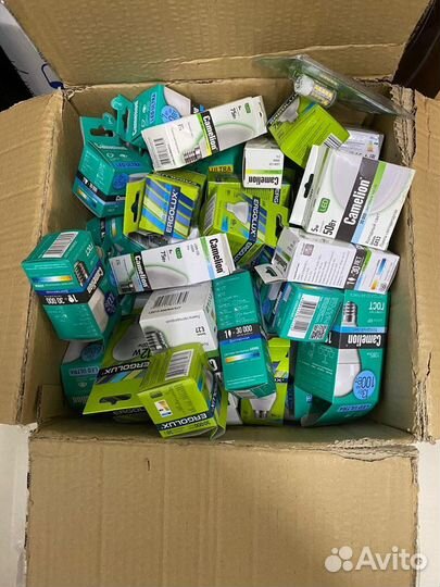 Лампы, прожектора, светильники не рабочие