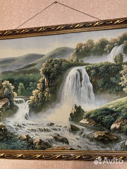 Картина гобеленовая в раме большая