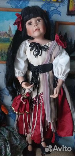 Кукла фарфоровая коллекционная от Линда Мюррей
