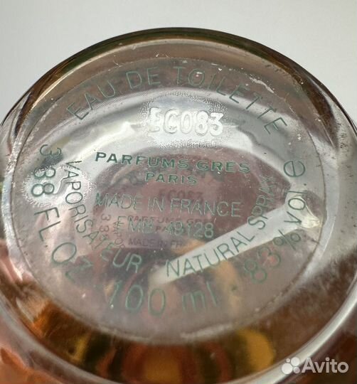 Gres Cabotine eau de toilette 100 мл винтаж б/у