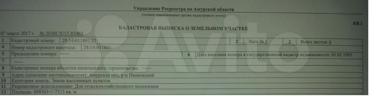 Участок 70 га (ИЖС)