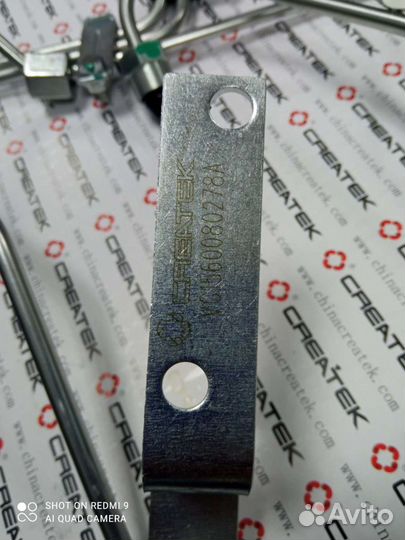 Трубки тнвд howo комплект 6шт евро-2 VG1560080278