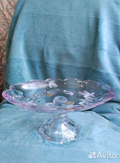 Ваза для фруктов богемия