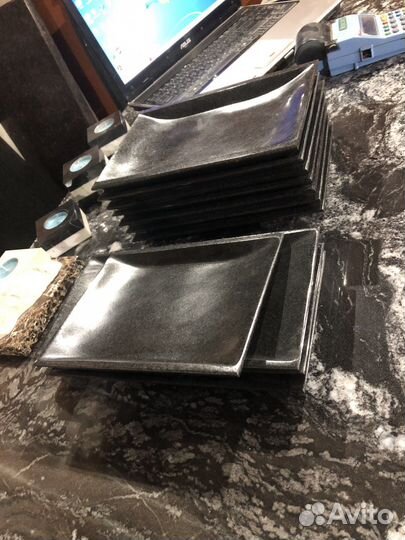 Тарелка для суши из гранита