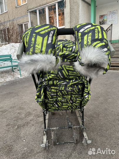 Детские санки коляска