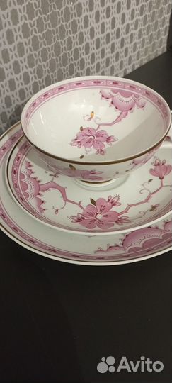 Чайное трио фарфор ГДР