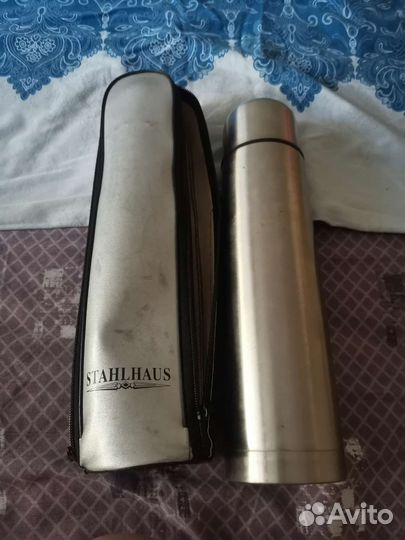 Термос с чехлом