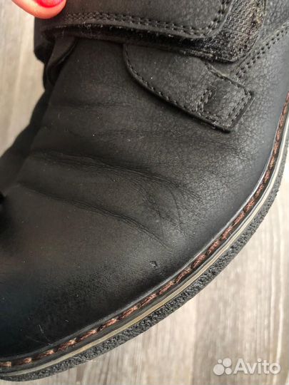 Полуботинки,туфли для мальчика нат.кожа,36 размер