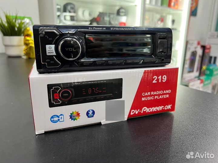 Магнитола Pioneer 219 с bluetooth