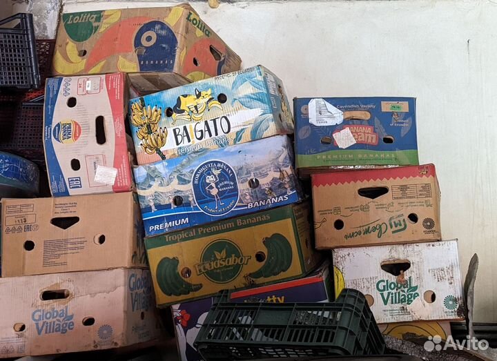 Банановые коробки бу