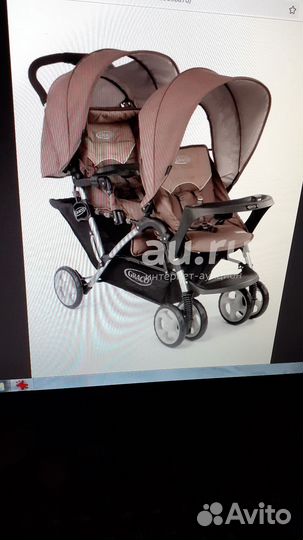 Коляска для погодок бу graco