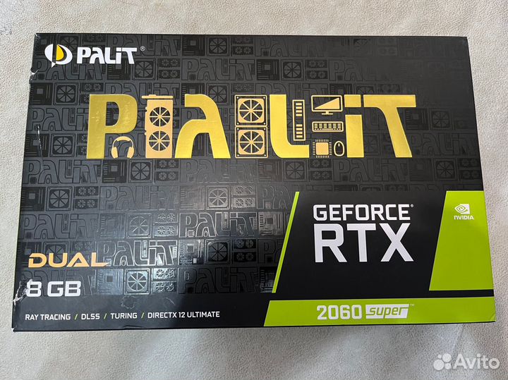 Видеокарта rtx 2060 super palit