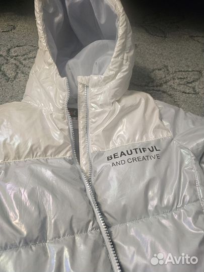 Пуховик детский 140 демисезон