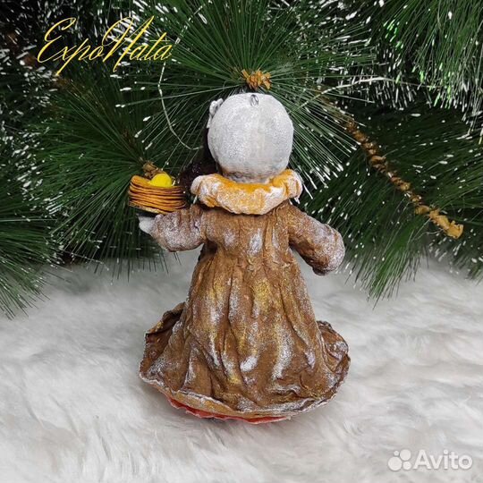 Ватные елочные игрушки