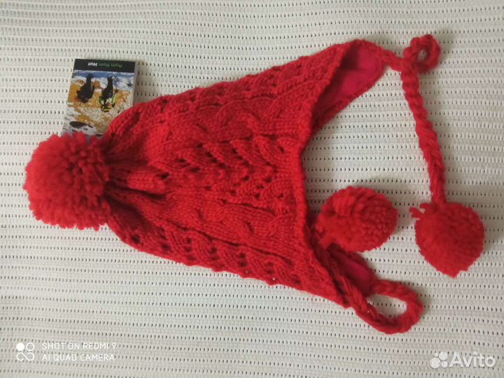 Новая Шапка детская на флисе