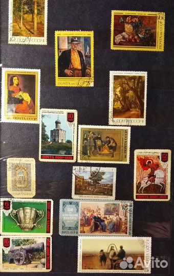 Марки СССР, чсср, Болгария,. и др. банкноты