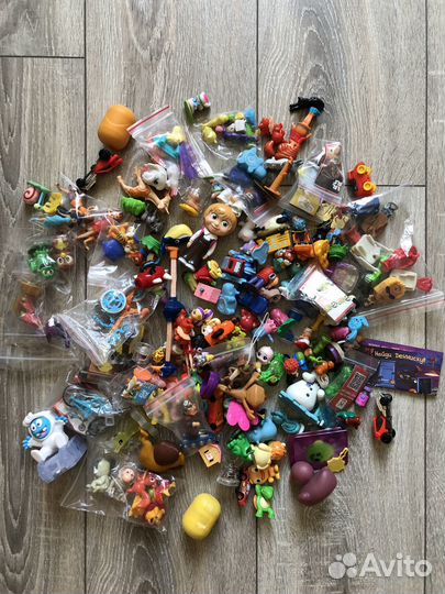 Игрушки киндер сюрприз пакетом