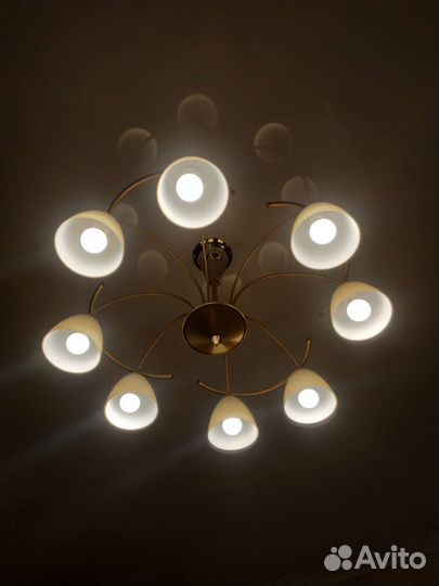 Люстра потолочная италия бу