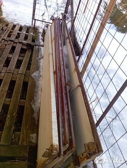 Секционные ворота алютех бу