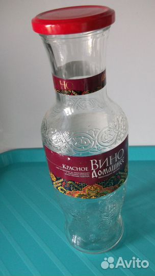 Бутылки стеклянные 1 литр с крышками