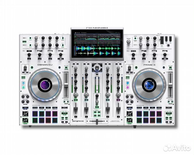 Dj контроллер Denon Dj Prime 4 white
